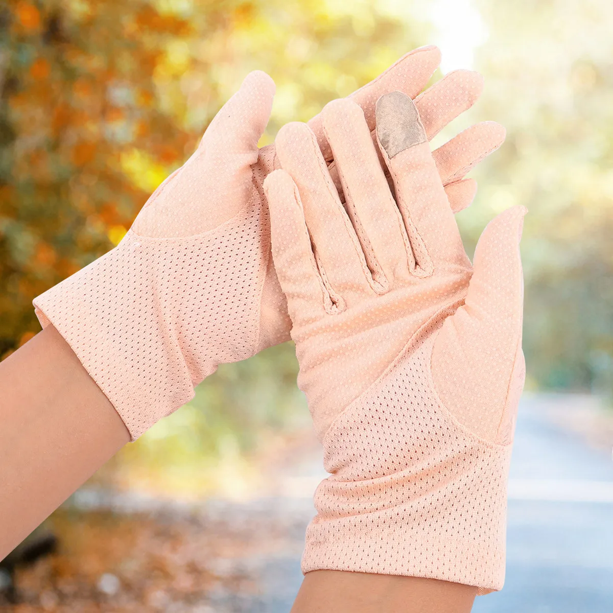 1Pair Sun Protection Gloves Ice Silk Summer Cool Breathable Uv Proof Cover for Women Non-Slip Touch Screen
1Pair Sun Protection Gloves Ice Silk Summer Cool Breathable Uv Proof Cover for Women Non-Slip Touch Screen