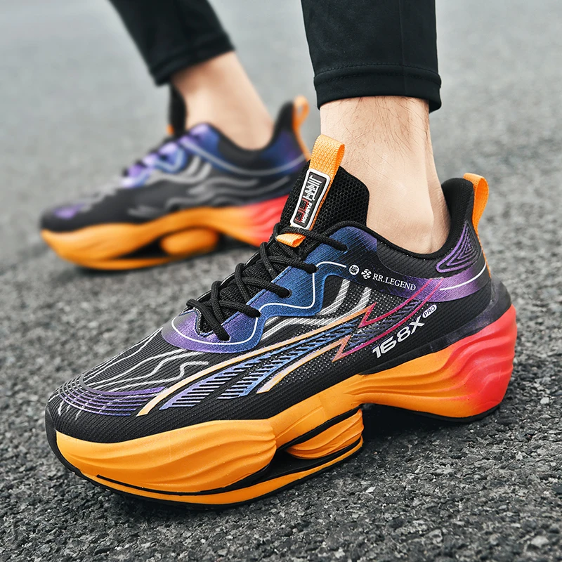 Marathon Air Cushion Mens Sports Running Shoes Breathable Lightweight Women's Outdoor Sports Anti-slip Carbon Board Sneakers
Marathon Air Cushion Mens Sports Running Shoes Breathable Lightweight Women's Outdoor Sports Anti-slip Carbon Board Sneakers