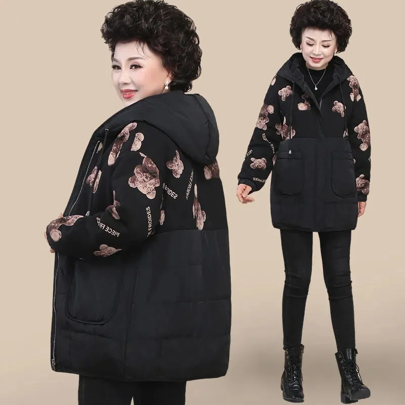 Mother Winter Cotton-Padded Coat Mid-Length Down Cotton Coat Women New Middle-Aged Elderly Autumn Winter Cotton-Padded Jacket
Mother Winter Cotton-Padded Coat Mid-Length Down Cotton Coat Women New Middle-Aged Elderly Autumn Winter Cotton-Padded Jacket