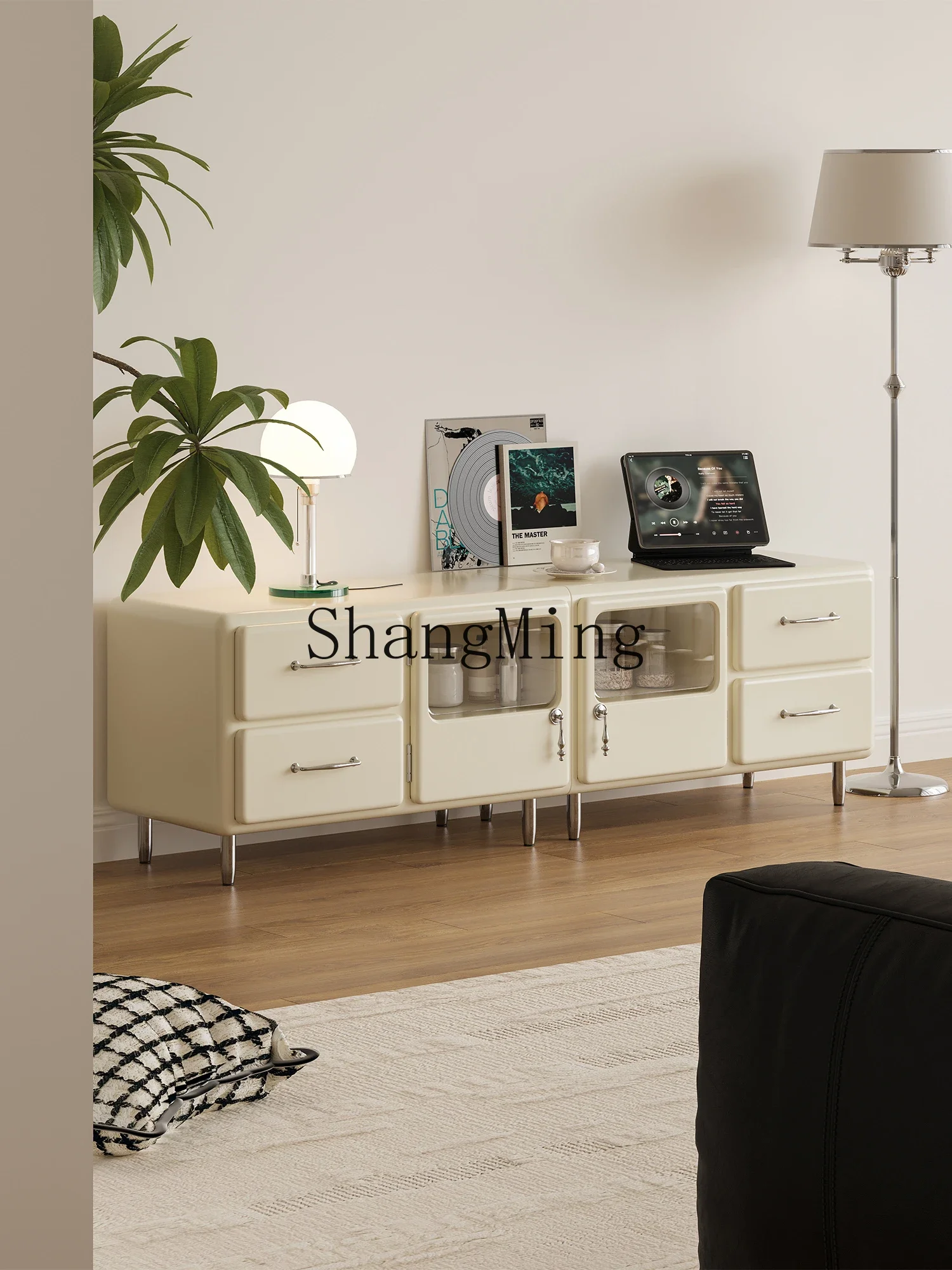 CL high value retro combination TV cabinet living room home storage glass display locker
CL high value retro combination TV cabinet living room home storage glass display locker