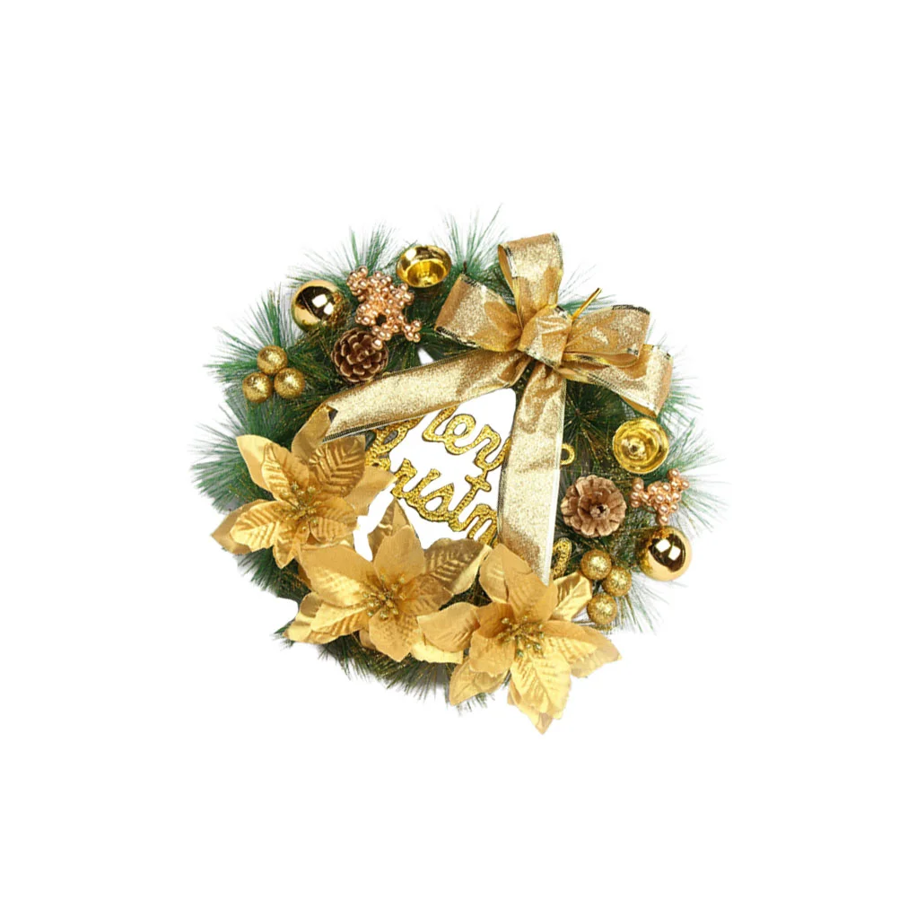 30 Cm Car Decorations Fahion Christmas Wreath Artificial Pine Wreaths Door Hanging Party Golden Garland
30 Cm Car Decorations Fahion Christmas Wreath Artificial Pine Wreaths Door Hanging Party Golden Garland