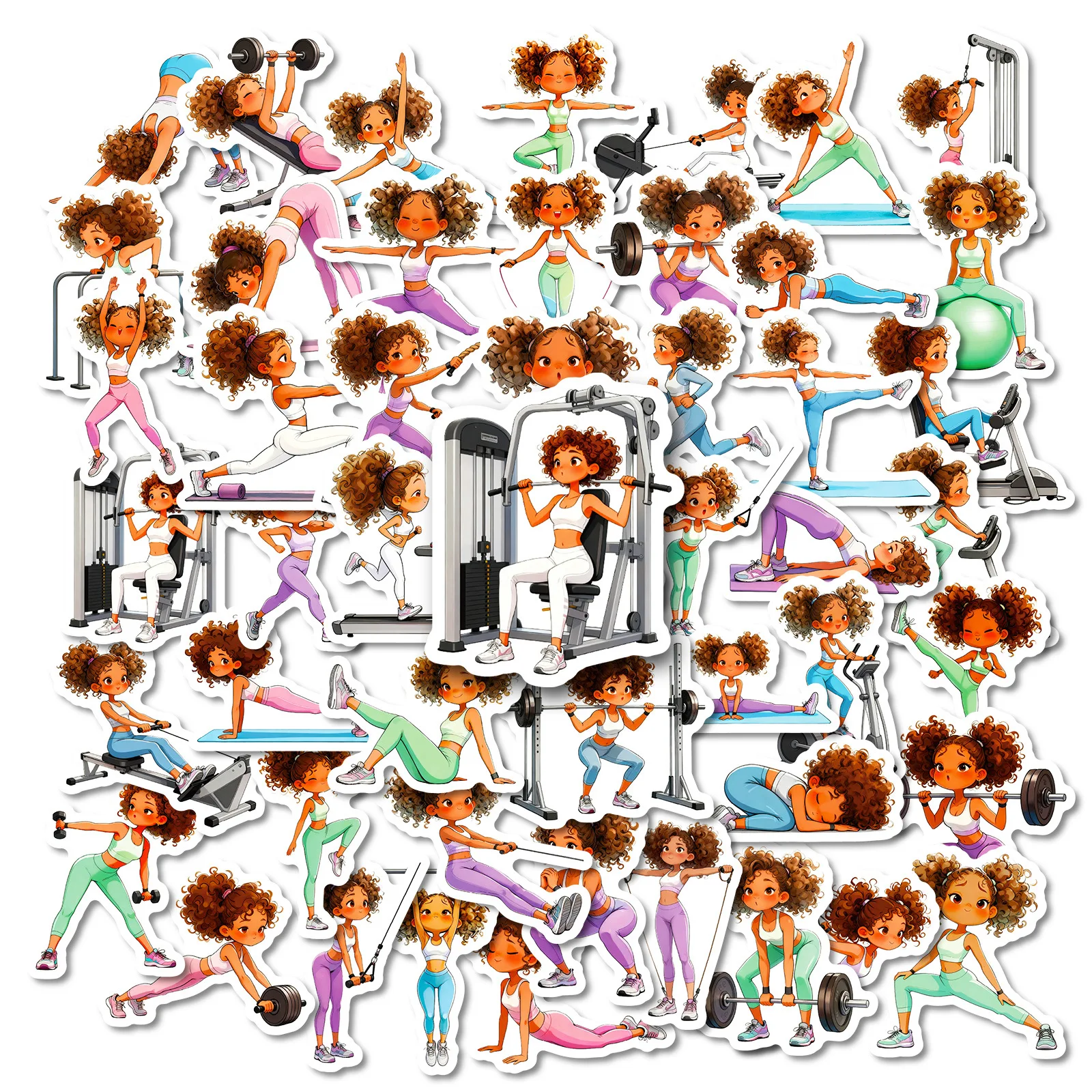 56PCS New Cute Sports Girl Cartoon Stickers Creative Decoration Water Cup Scooter Laptop Guitar Waterproof Graffiti Decal Toy
56PCS New Cute Sports Girl Cartoon Stickers Creative Decoration Water Cup Scooter Laptop Guitar Waterproof Graffiti Decal Toy