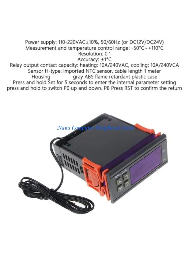 F68C Advanced Temperature Management STC 1000Thermostat for DIY Computings Projects
F68C Advanced Temperature Management STC 1000Thermostat for DIY Computings Projects