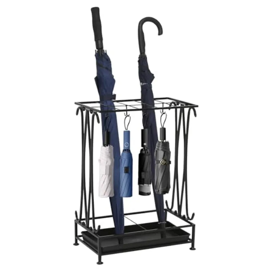 Umbrella Holder, Umbrella Stand Indoor Entryway, Umbrella Holder Outdoor, Umbrella Rack, Metal, Black
Umbrella Holder, Umbrella Stand Indoor Entryway, Umbrella Holder Outdoor, Umbrella Rack, Metal, Black
