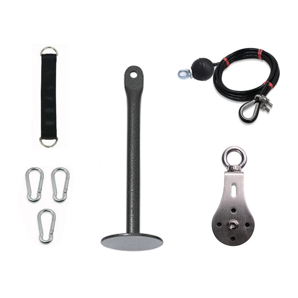 DIY Weight Lifting Workout Set Rotatable Steel Wire Rope Roller Slide Suit Adjustable Length Convenient Gym Sport Accessories
DIY Weight Lifting Workout Set Rotatable Steel Wire Rope Roller Slide Suit Adjustable Length Convenient Gym Sport Accessories