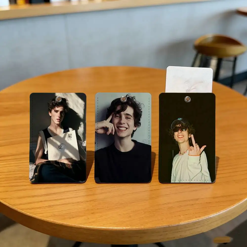 Actor Timothee Chalamet Card Holder Student Campus Card Protective Cover
Actor Timothee Chalamet Card Holder Student Campus Card Protective Cover