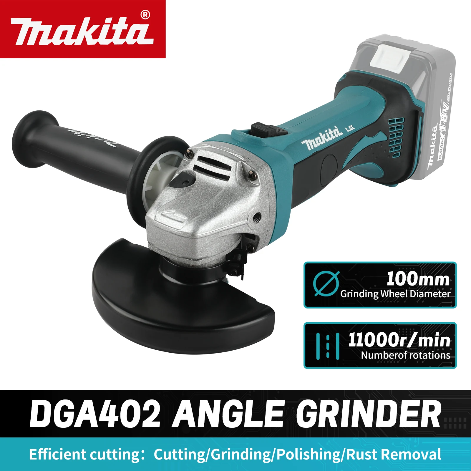 Makita DCA402 MultifunctionalRechargeable Angle Grinder High PowerCuttingPolishing Tool for Industrial Repair and Daily DIYTasks
Makita DCA402 MultifunctionalRechargeable Angle Grinder High PowerCuttingPolishing Tool for Industrial Repair and Daily DIYTasks