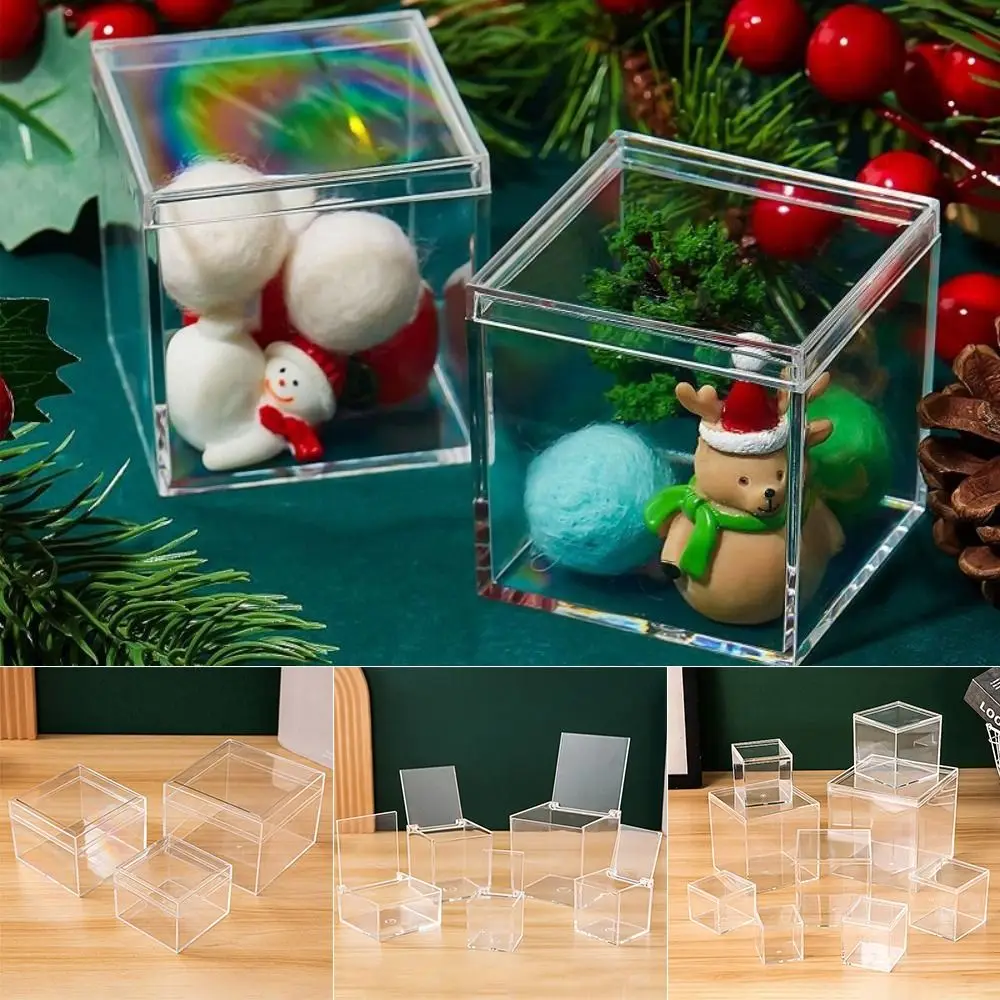 New Multi Size Storage Box Square Acrylic Display Box Transparent Handmade Acrylic Jewelry Cosmetics Wedding Favor
New Multi Size Storage Box Square Acrylic Display Box Transparent Handmade Acrylic Jewelry Cosmetics Wedding Favor