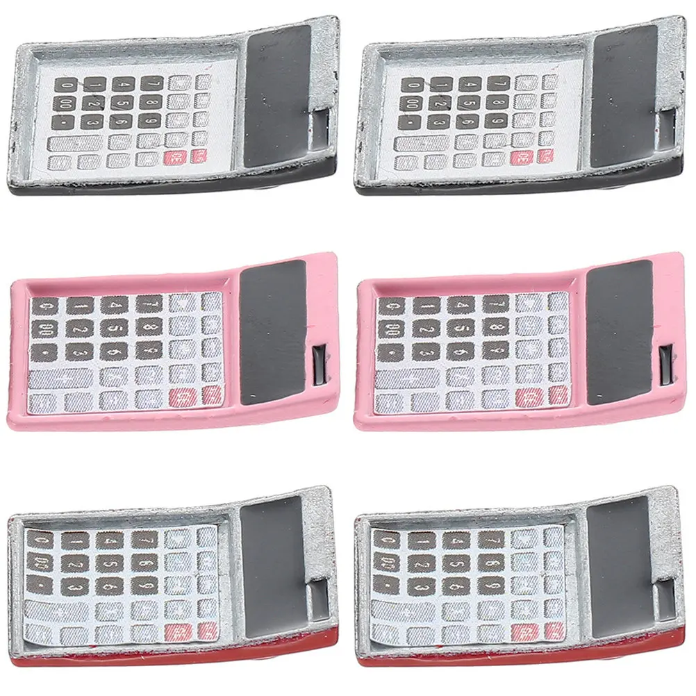 6Pcs Mini Calculator Crafts for Mini House Decoration Tiny Realistic Calculator Props Stylish Educational Decorative Learning
6Pcs Mini Calculator Crafts for Mini House Decoration Tiny Realistic Calculator Props Stylish Educational Decorative Learning