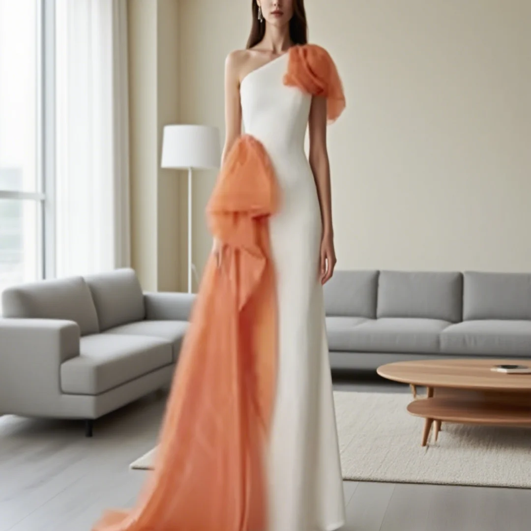 Elegant One Shoulder Evening Dresses for Women Satin Mermaid Sleeveless Formal Party Prom Dress Customized
Elegant One Shoulder Evening Dresses for Women Satin Mermaid Sleeveless Formal Party Prom Dress Customized