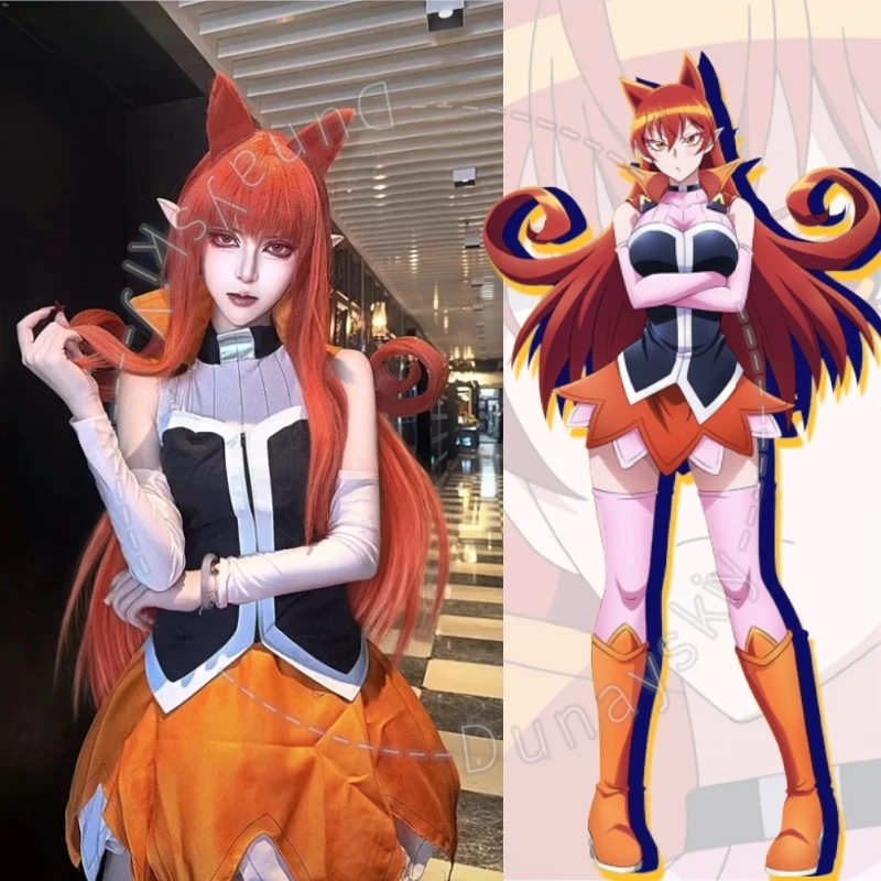 Anime Welcome To Demon School! Iruma-kun Ameri Azazel Cosplay Costume Wig Shoes Chocker Sexy Dress Orange Minidress Halloween
Anime Welcome To Demon School! Iruma-kun Ameri Azazel Cosplay Costume Wig Shoes Chocker Sexy Dress Orange Minidress Halloween