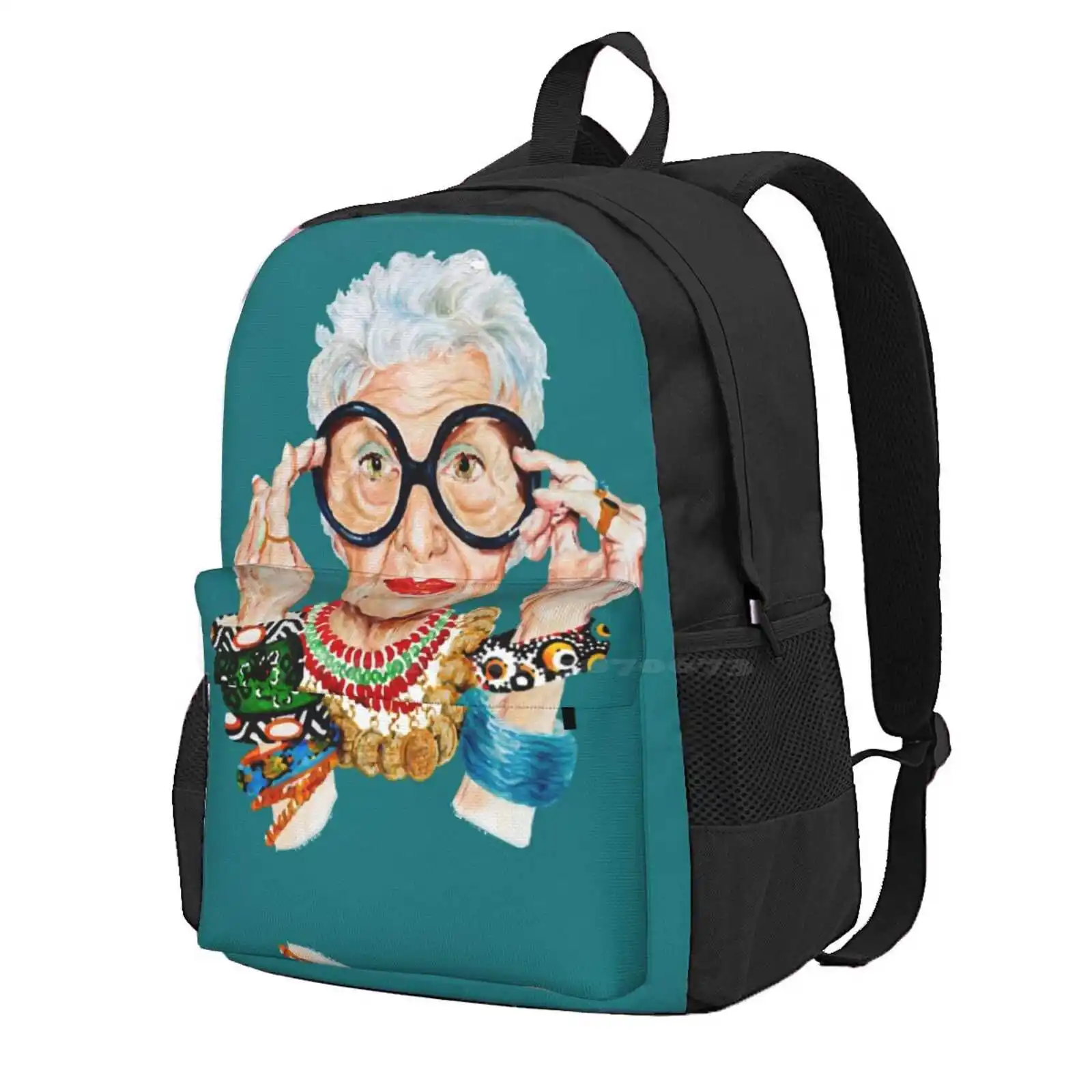 Iris Apfel Fashion Is Ultimately A Form Of Self Expression, That_S Why I Love Trying Out New Things Hot Sale Schoolbag Backpack
Iris Apfel Fashion Is Ultimately A Form Of Self Expression, That_S Why I Love Trying Out New Things Hot Sale Schoolbag Backpack