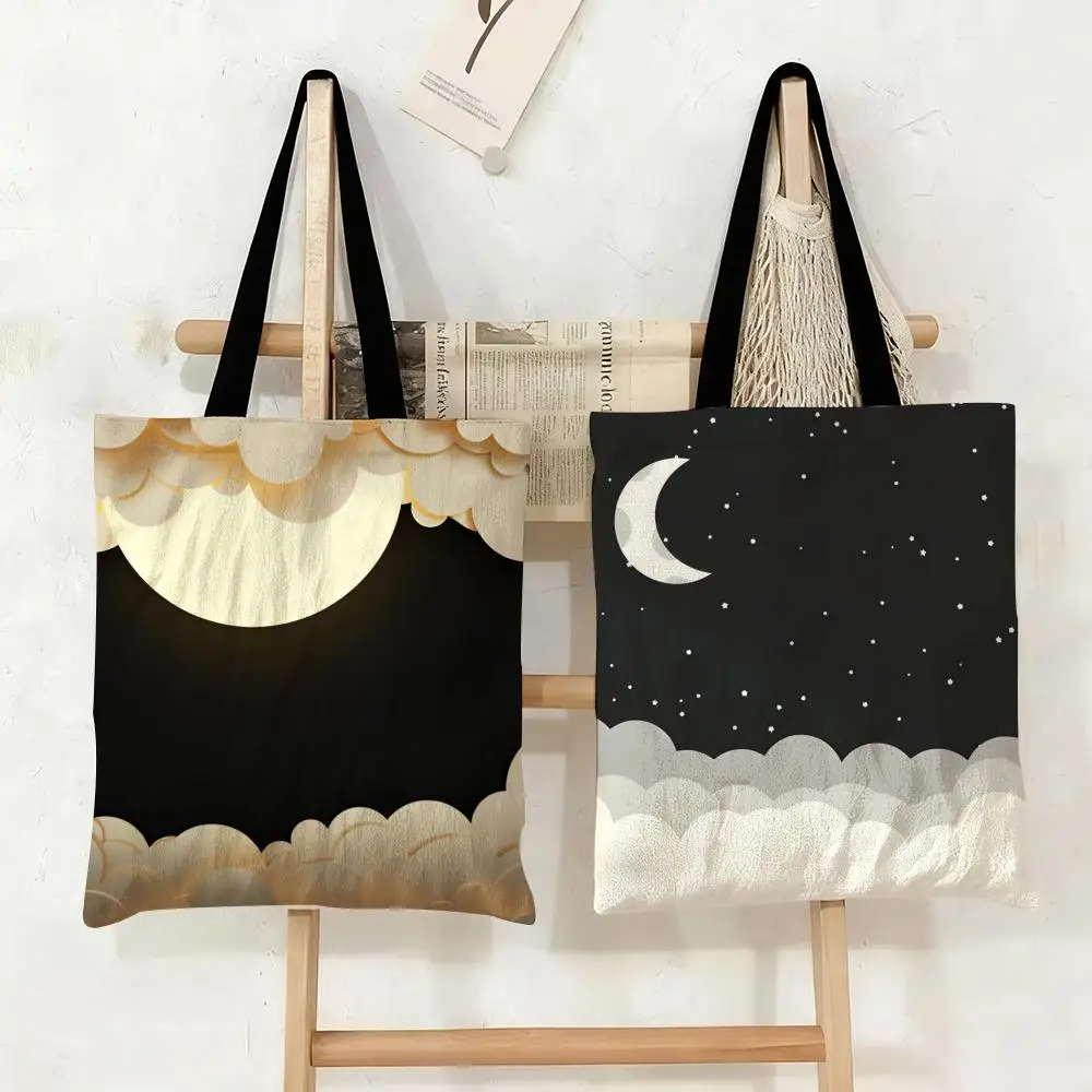 Night Sky Storage Bags Canvas Tote Bag Large Capacity Double-Sided Print Reusable Shopping Bag Shoulder Bag
Night Sky Storage Bags Canvas Tote Bag Large Capacity Double-Sided Print Reusable Shopping Bag Shoulder Bag