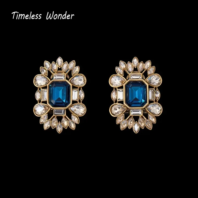 Timeless Wonder Fancy Zircon Floral Button Earrings for Women Designer Jewelry Luxury Sweet Gift Rare Top Trendy Classy 1376 
Timeless Wonder Fancy Zircon Floral Button Earrings for Women Designer Jewelry Luxury Sweet Gift Rare Top Trendy Classy 1376