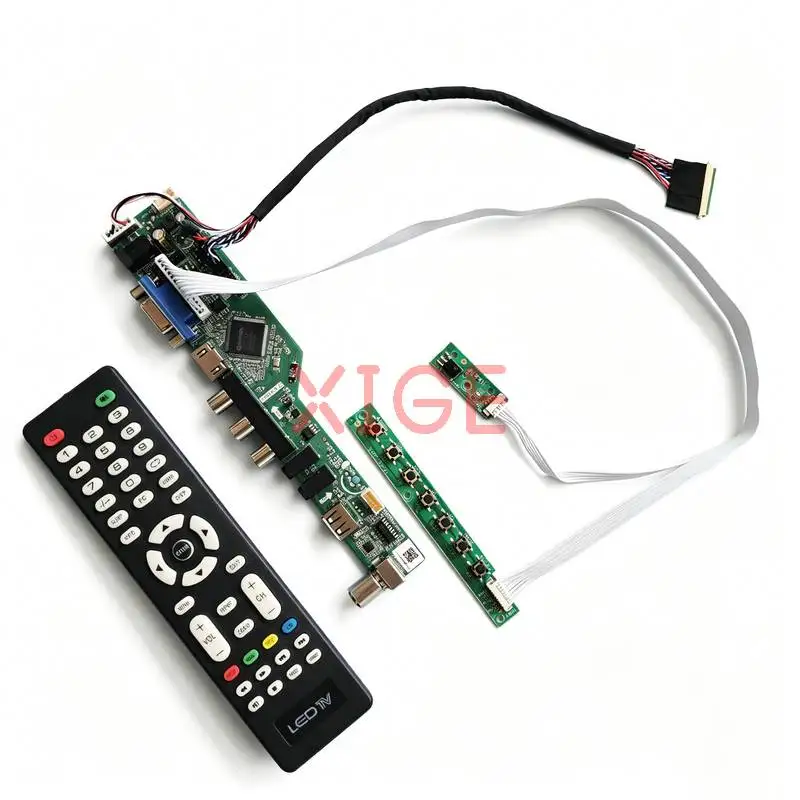 Controller Board Fit LP156WD1 N156O6 LTN156KT02 B156RW01 1600*900 USB+AV+VGA+HDMI LVDS-40 Pin 1600x900 Laptop Display Screen Kit
Controller Board Fit LP156WD1 N156O6 LTN156KT02 B156RW01 1600*900 USB+AV+VGA+HDMI LVDS-40 Pin 1600x900 Laptop Display Screen Kit