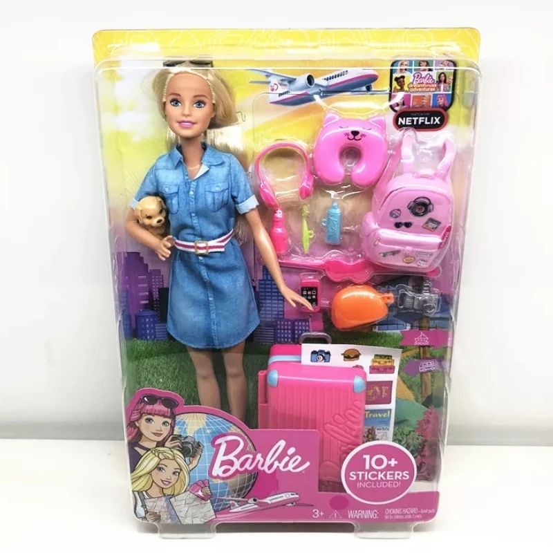 Genuine Kawaii Barbie Malibu Traveler Series Cute Doll Desktop Decoration Friends Toy High Quality Girl Birthday Xmas Gifts Doll
Genuine Kawaii Barbie Malibu Traveler Series Cute Doll Desktop Decoration Friends Toy High Quality Girl Birthday Xmas Gifts Doll