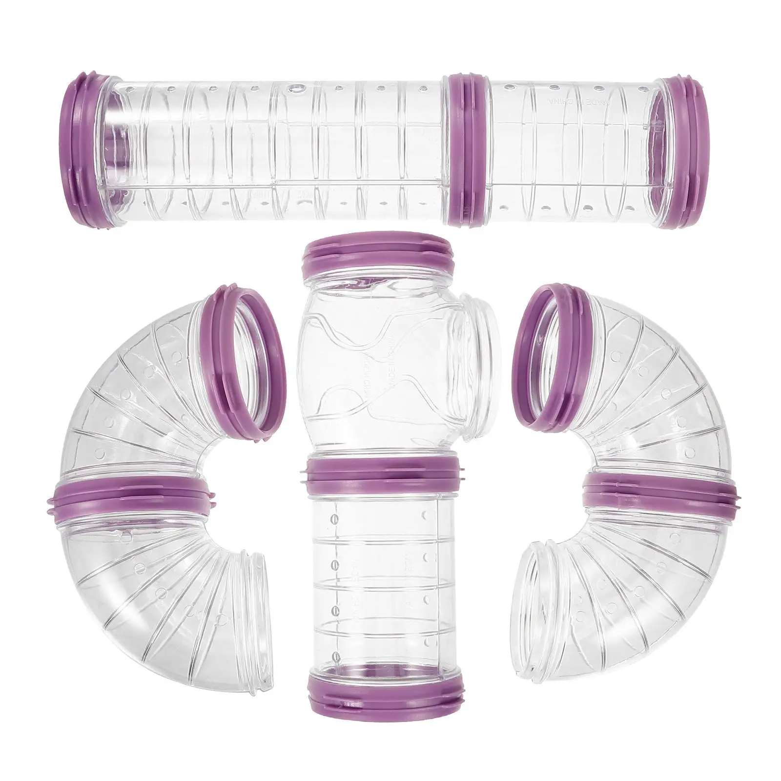 Pipeline Motion Tunnel Hamster Tubes DIY Purple Thickened Cage Accessories Small Animals Exploration Toy Pet Supplies
Pipeline Motion Tunnel Hamster Tubes DIY Purple Thickened Cage Accessories Small Animals Exploration Toy Pet Supplies
