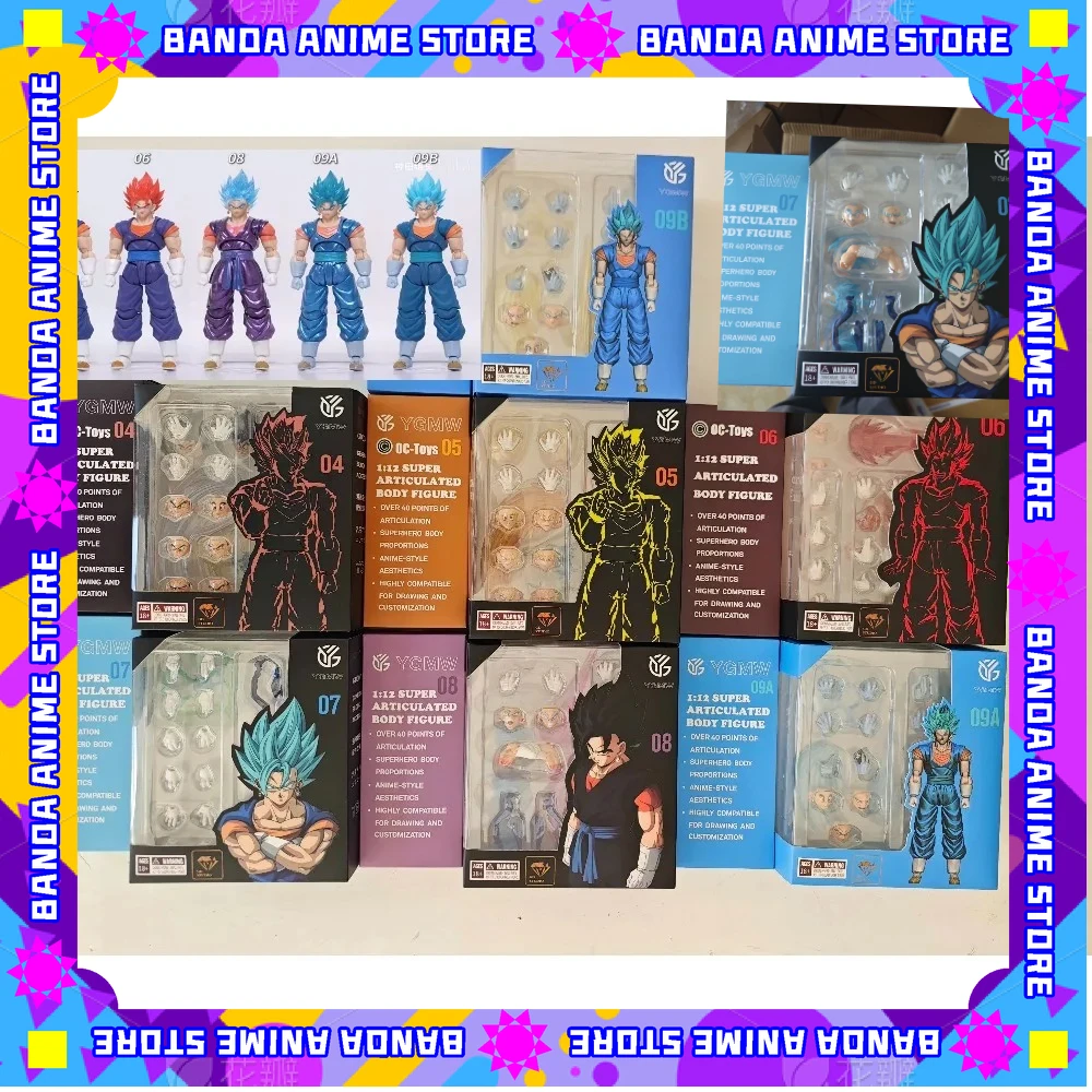 YG-MW Studio OC Toys Фигурки Супер Сайян Вегетто Dragon Ball SHF Super Saiyan SSJ Vegetto Son Goku Vegeta 3.0 Body
YG-MW Studio OC Toys Фигурки Супер Сайян Вегетто Dragon Ball SHF Super Saiyan SSJ Vegetto Son Goku Vegeta 3.0 Body