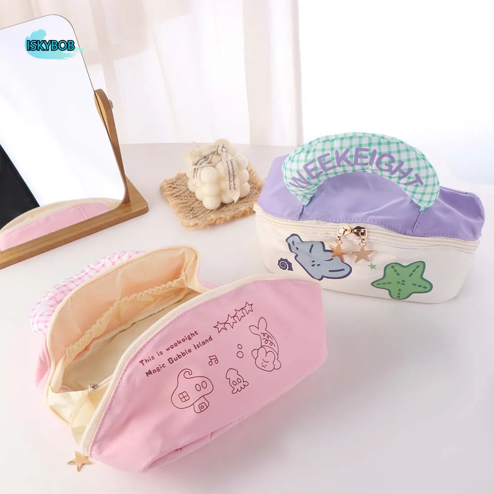 Fashion Dopamine Color Cute Makeup Bag Kawaii Shell Handheld Cosmetic Case Zipper Organizer Case Toiletry Bag Travel
Fashion Dopamine Color Cute Makeup Bag Kawaii Shell Handheld Cosmetic Case Zipper Organizer Case Toiletry Bag Travel