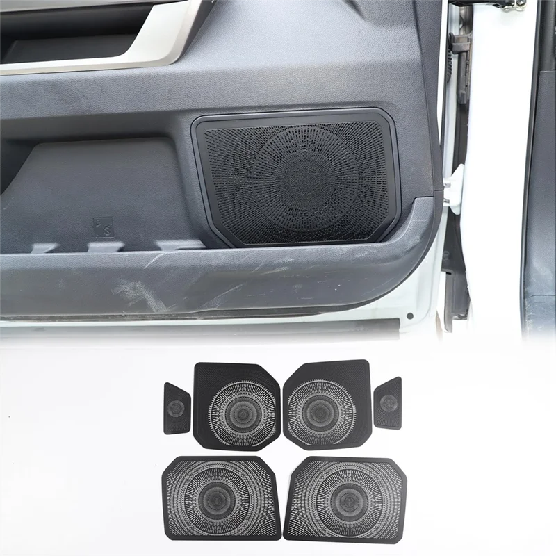6 Piece Car Inner Door Speaker Horn Cover Trim Kit Stainless Steel Automotive Supplies For Toyota Sequoia 2022 2023,Balck
6 Piece Car Inner Door Speaker Horn Cover Trim Kit Stainless Steel Automotive Supplies For Toyota Sequoia 2022 2023,Balck