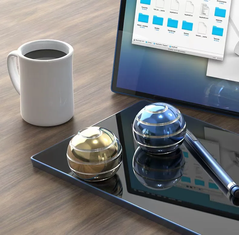 Fingertip spinning brings good luck. Adult stress relieving metal toy desktop hypnosis aluminum alloy dynamic circular rotator
Fingertip spinning brings good luck. Adult stress relieving metal toy desktop hypnosis aluminum alloy dynamic circular rotator