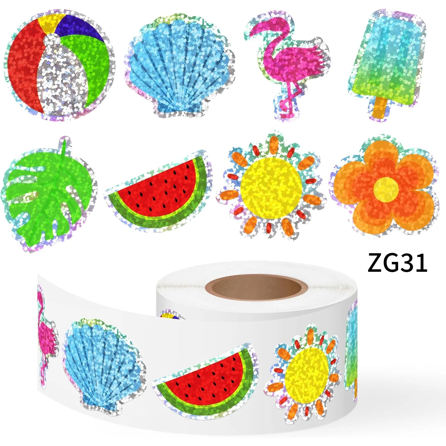 500Pcs Summer Stickers Roll Holographic Laser Hawaiian Tropical Luau Beach Decals Seasonal Holiday Party Favors DIY Crafts
500Pcs Summer Stickers Roll Holographic Laser Hawaiian Tropical Luau Beach Decals Seasonal Holiday Party Favors DIY Crafts