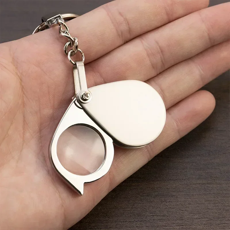 15X Folding Keychain Magnifying Glass Portable Keychain Magnifying Glass Louver
15X Folding Keychain Magnifying Glass Portable Keychain Magnifying Glass Louver
