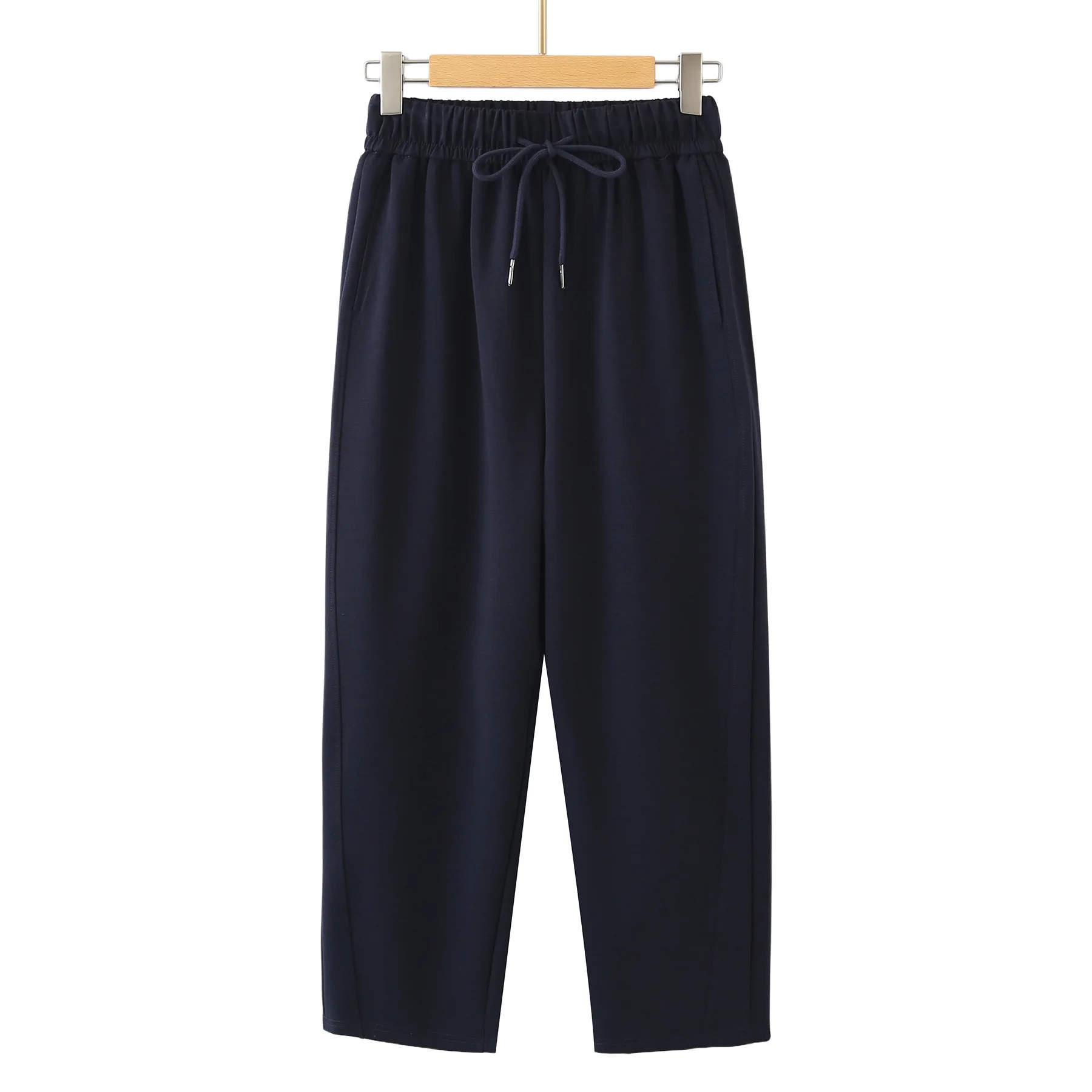 2026 Spring Summer Plus Size Women High Waist Harem Pants Elastic Waist 9/10 Length Casual Pants Simple For Curvy Ladies 26026
2026 Spring Summer Plus Size Women High Waist Harem Pants Elastic Waist 9/10 Length Casual Pants Simple For Curvy Ladies 26026