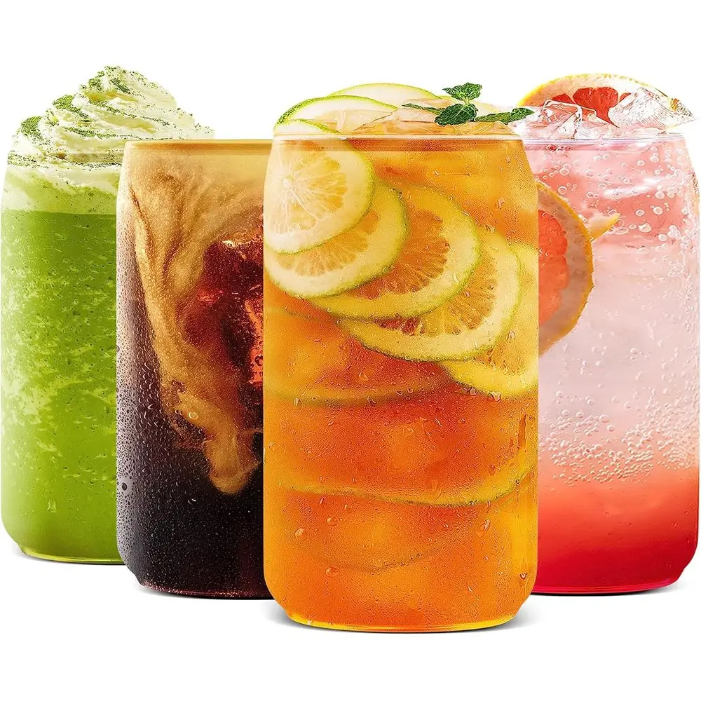 Set of 4 - 20 oz Can-Shaped Drinking Glasses, Perfect for Elegant Sipping and Everyday Use
Set of 4 - 20 oz Can-Shaped Drinking Glasses, Perfect for Elegant Sipping and Everyday Use