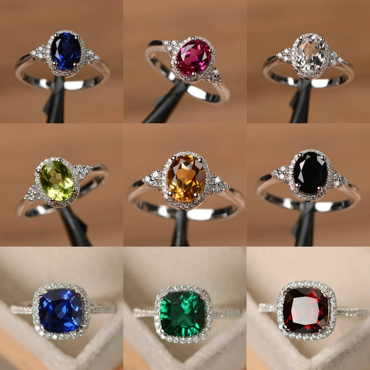 Fashion Hot Selling Silver plated Rings for Women Ruby Emerald Sapphire Jewelry Wedding Engagement Ring Wholesale
Fashion Hot Selling Silver plated Rings for Women Ruby Emerald Sapphire Jewelry Wedding Engagement Ring Wholesale