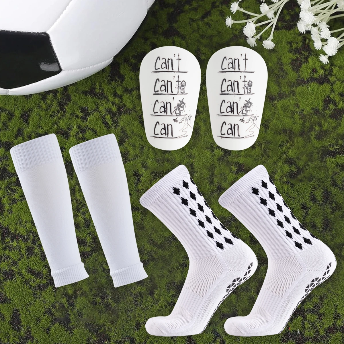 3 pieces - football sports equipment: Football socks, sports inserts, sports leg covers, sports bandages - available in multiple
3 pieces - football sports equipment: Football socks, sports inserts, sports leg covers, sports bandages - available in multiple