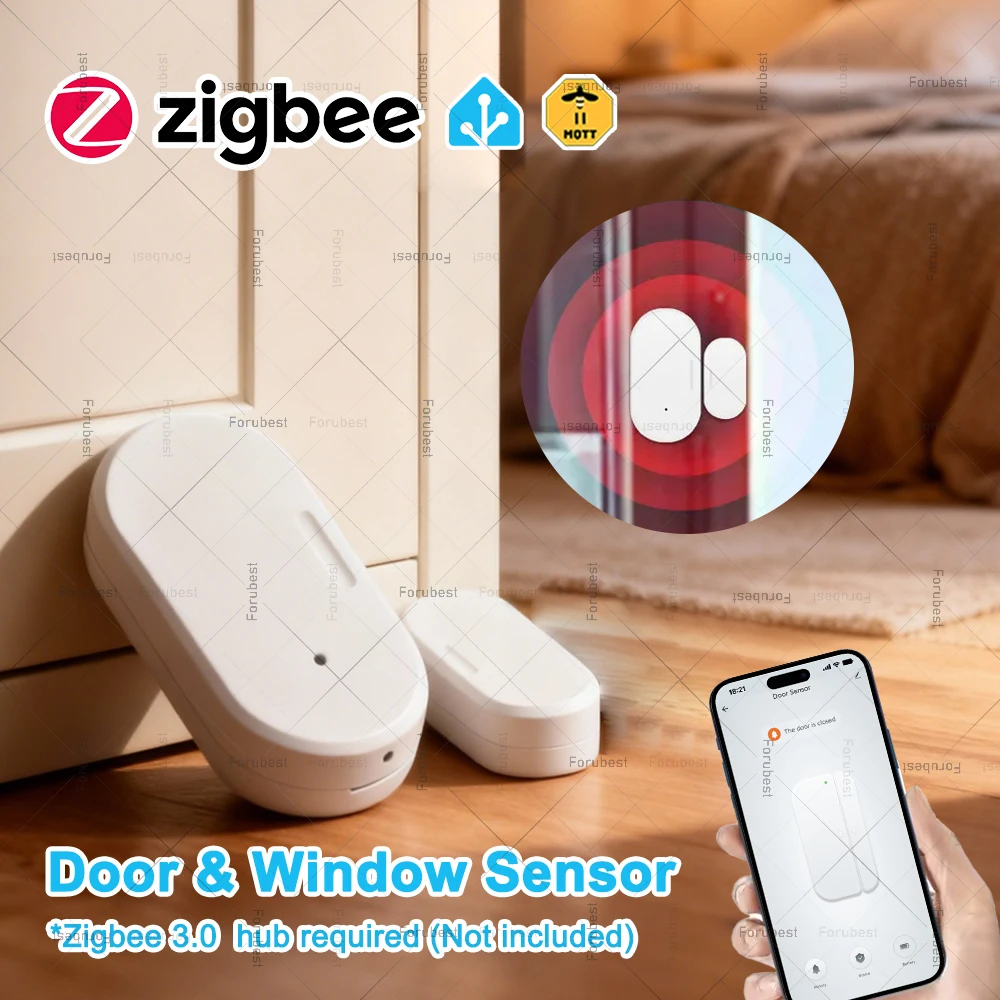 Zigbee 3.0 Door Window Sensor Smart Home Security Automation System Wireless Door Open Closed Detector Need Gateway Support Z2M
Zigbee 3.0 Door Window Sensor Smart Home Security Automation System Wireless Door Open Closed Detector Need Gateway Support Z2M