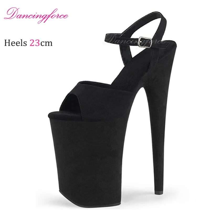 Faux Suede 9Inch/23cm Pole Dance Shoes Fetish Platform High Heels Stripper Sandals Women
Faux Suede 9Inch/23cm Pole Dance Shoes Fetish Platform High Heels Stripper Sandals Women