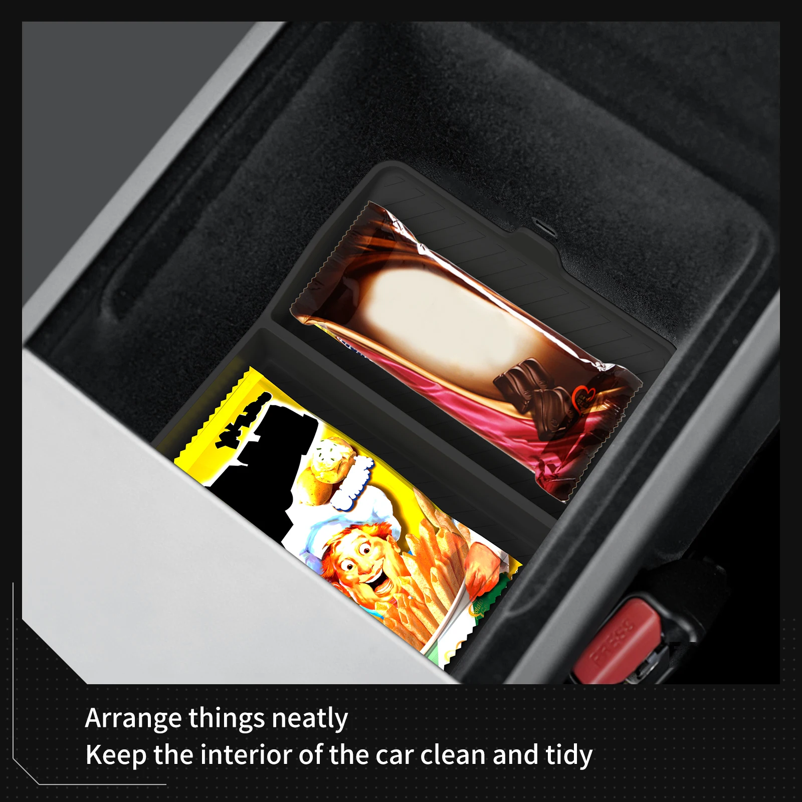 Lower Tray for Tesla Model Y Standard RWD 2025 2026 Car Armrest Storage Box Silicone Tidying Organizer Accessories
Lower Tray for Tesla Model Y Standard RWD 2025 2026 Car Armrest Storage Box Silicone Tidying Organizer Accessories
