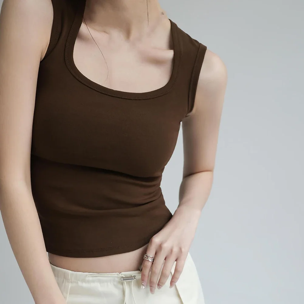 Casual Summer Top Sleeveless Camisole Casual Outings Suitable For Clubbing Suitable For Daily Wear Suitable For Vacation
Casual Summer Top Sleeveless Camisole Casual Outings Suitable For Clubbing Suitable For Daily Wear Suitable For Vacation