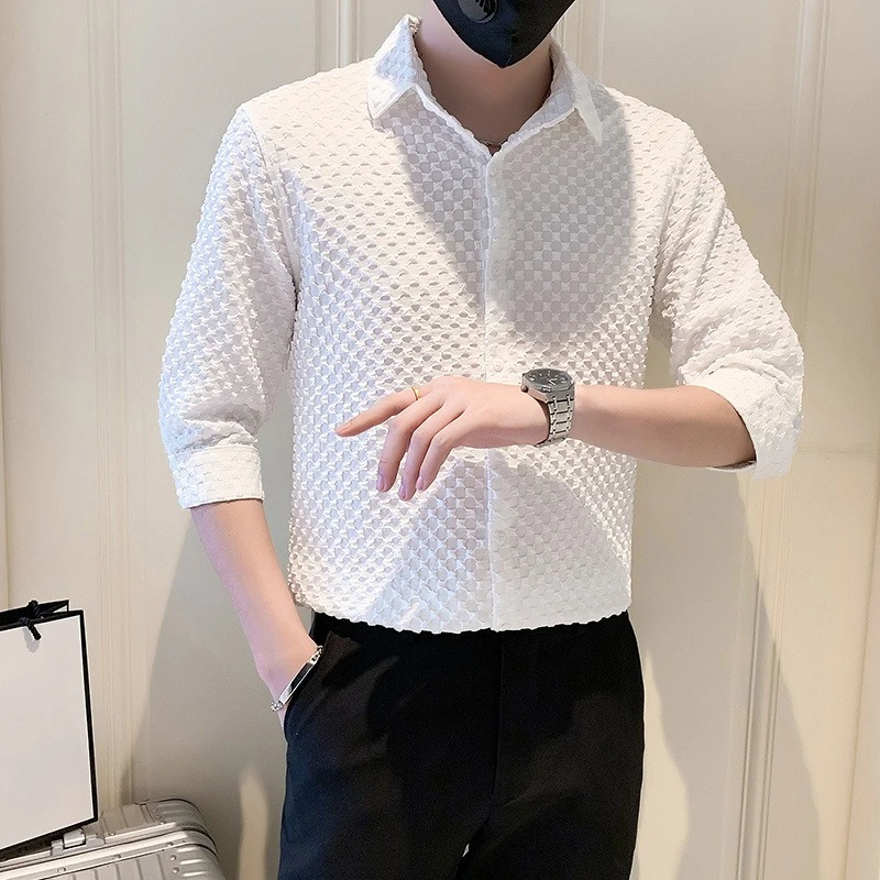 Men's Summer Casual Shirt Half Sleeve Loose Breathable Top Trendy Street Fashion Handsome Cool Edgy Style
Men's Summer Casual Shirt Half Sleeve Loose Breathable Top Trendy Street Fashion Handsome Cool Edgy Style
