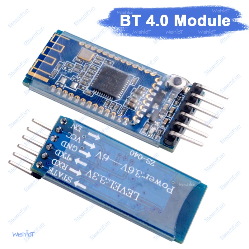 AT-09 BLE 4.0 Bluetooth Modules - CC2541 HM-10 Compatible for Arduino Android iOS Wireless 2.4G 3.6-6V DIY IoT Projects
AT-09 BLE 4.0 Bluetooth Modules - CC2541 HM-10 Compatible for Arduino Android iOS Wireless 2.4G 3.6-6V DIY IoT Projects