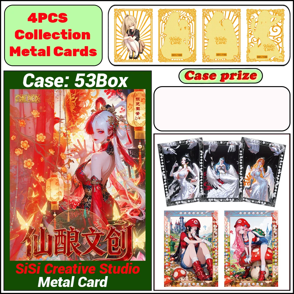 2026 New Wholesale One Piece SiSi Culture Collection Cards Classic Laser Metal Diamond Cards Limited Collector's Set
2026 New Wholesale One Piece SiSi Culture Collection Cards Classic Laser Metal Diamond Cards Limited Collector's Set