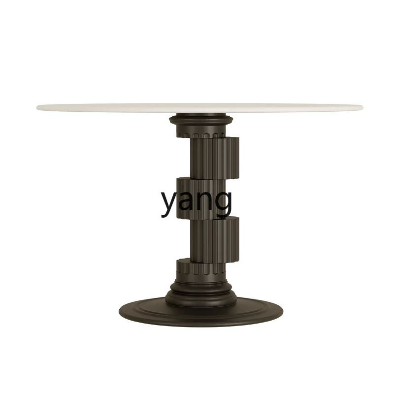 LH Classic Retro round Table Dining Table in Dining Room Roman Column Large Table for Many People
LH Classic Retro round Table Dining Table in Dining Room Roman Column Large Table for Many People