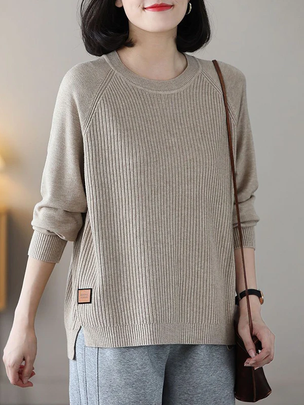 Faionable Loose Women's Knitted Sweater Warm Base Layer Top Outerwear for Middle-Aged Mothers Spring Autumn New Sle
Faionable Loose Women's Knitted Sweater Warm Base Layer Top Outerwear for Middle-Aged Mothers Spring Autumn New Sle