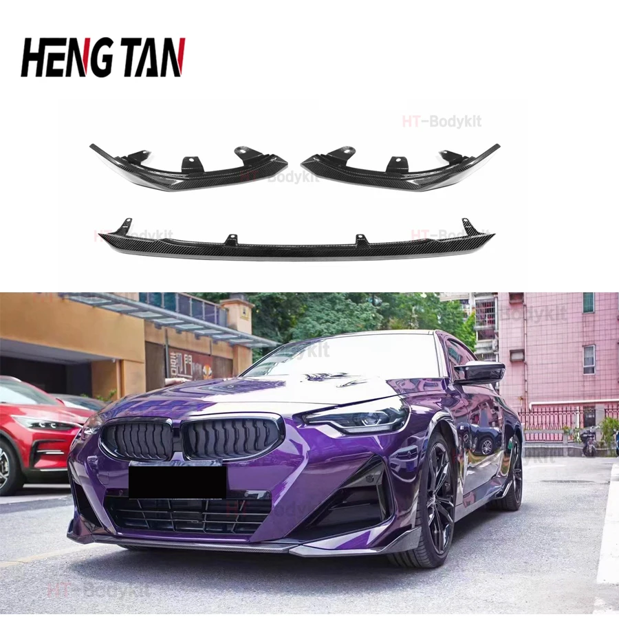Carbon Fibre Car Front Bumper Splitter Front Lip Chin Spoiler Diffuser Parts For BMW 2 Series G42 M235i M240i Coupe 2022+
Carbon Fibre Car Front Bumper Splitter Front Lip Chin Spoiler Diffuser Parts For BMW 2 Series G42 M235i M240i Coupe 2022+