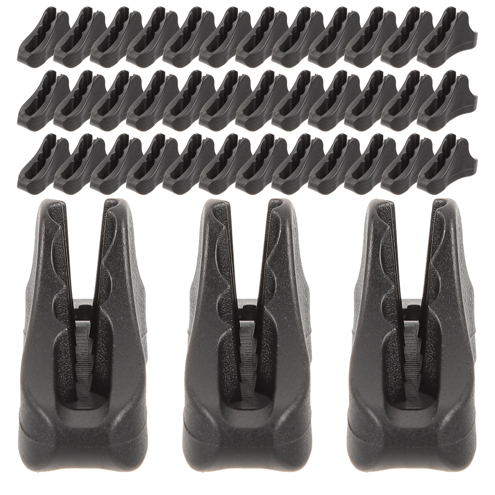 50pcs Tent Rope Adjuster Durable Plastic Black Large Buckles Portable Tarp Clips Garden Wire Fasteners Camping Supplies
50pcs Tent Rope Adjuster Durable Plastic Black Large Buckles Portable Tarp Clips Garden Wire Fasteners Camping Supplies