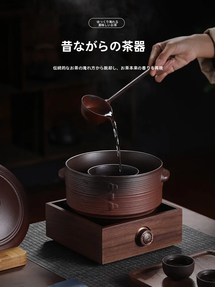 Chinese Original Clay Tea Boiler Cerc Stove Ancient Method Cerc Ring Tea Bowl with Spoon White Tea Warm Tea Br...
Chinese Original Clay Tea Boiler Cerc Stove Ancient Method Cerc Ring Tea Bowl with Spoon White Tea Warm Tea Br...