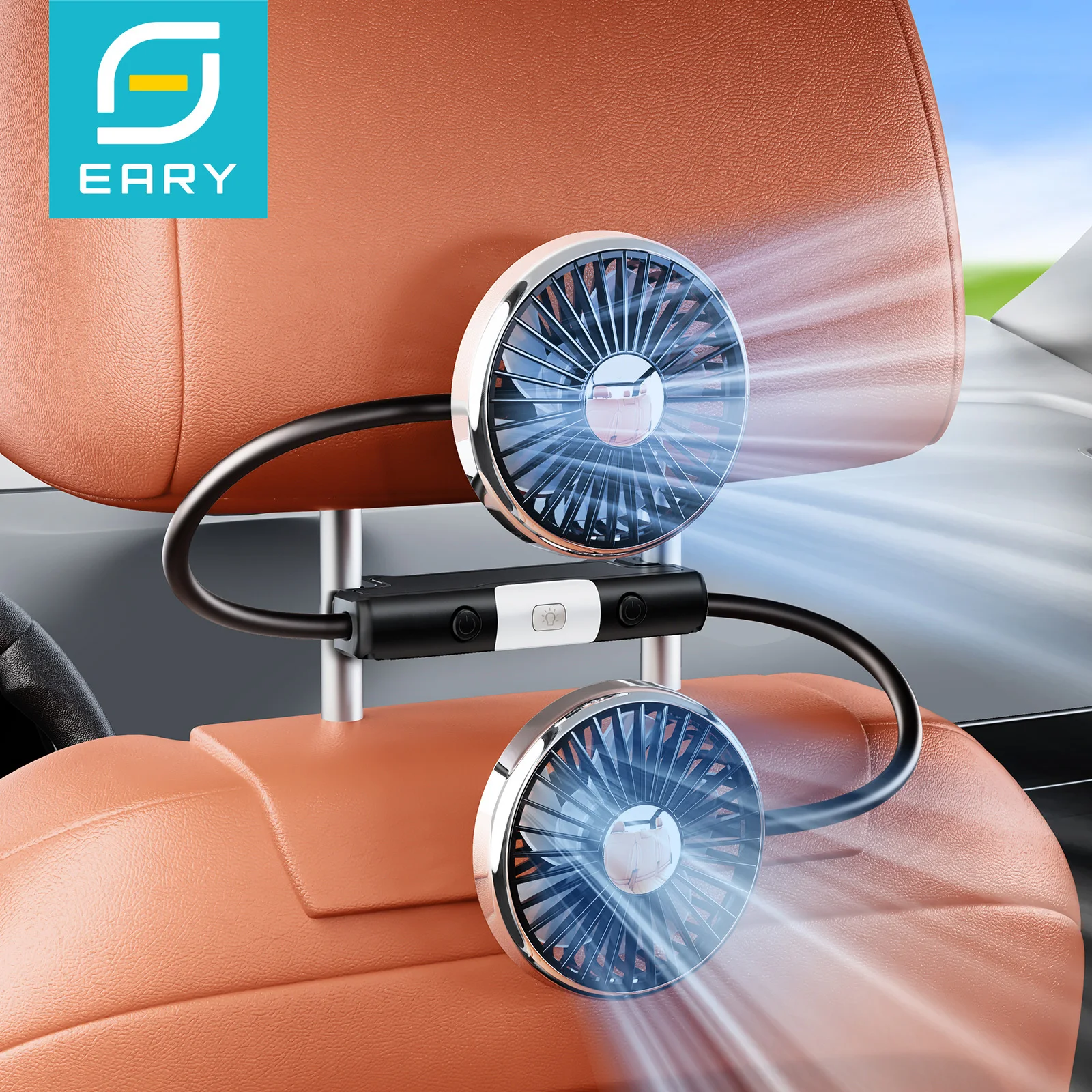 Eary Summer Dual-Head USB Hose Fan With 360° Multi-Angle Adjustable 3 Speed Wind Strong Airflow Air Cooling Fan Easy To Install
Eary Summer Dual-Head USB Hose Fan With 360° Multi-Angle Adjustable 3 Speed Wind Strong Airflow Air Cooling Fan Easy To Install