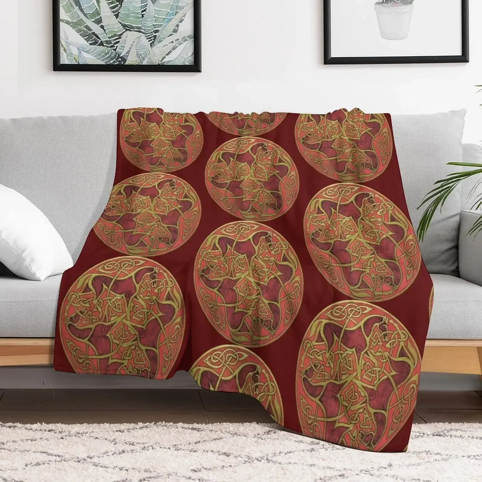 Celtic Horses roundel Throw Blanket Flannel Fabric blankets ands Luxury Designer Blankets
Celtic Horses roundel Throw Blanket Flannel Fabric blankets ands Luxury Designer Blankets