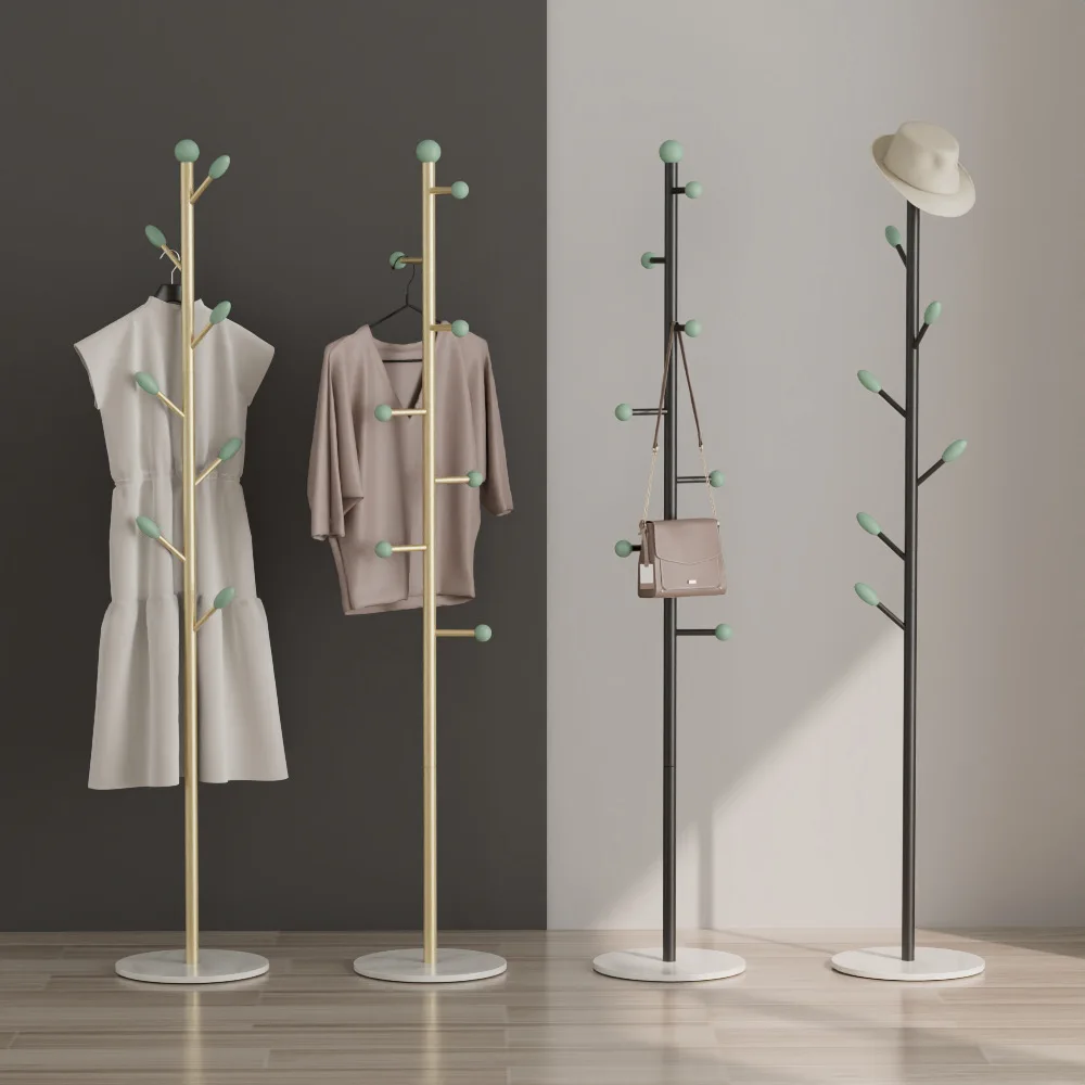 #Creamy Style Modern Minimalism Multi-functional Floor-Standing Metal Coat Rack for Bedroom with Vertical Design Clothes Hanger
#Creamy Style Modern Minimalism Multi-functional Floor-Standing Metal Coat Rack for Bedroom with Vertical Design Clothes Hanger
