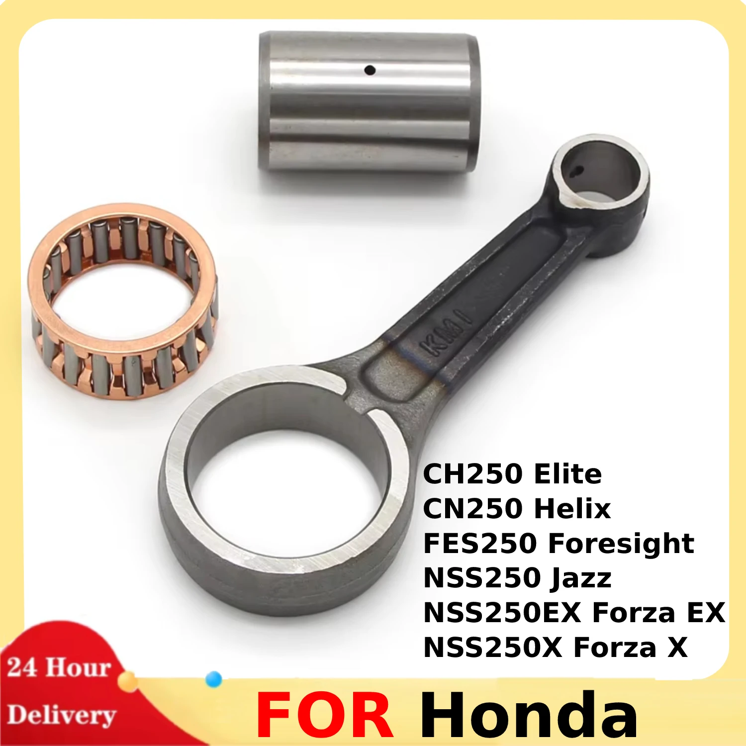 Motorcycle Crankshaft Connecting Rod Kit Racer Engine For Honda CH250 Elite Helix FES250 Foresight NSS250 Jazz NSS250EX Forza
Motorcycle Crankshaft Connecting Rod Kit Racer Engine For Honda CH250 Elite Helix FES250 Foresight NSS250 Jazz NSS250EX Forza