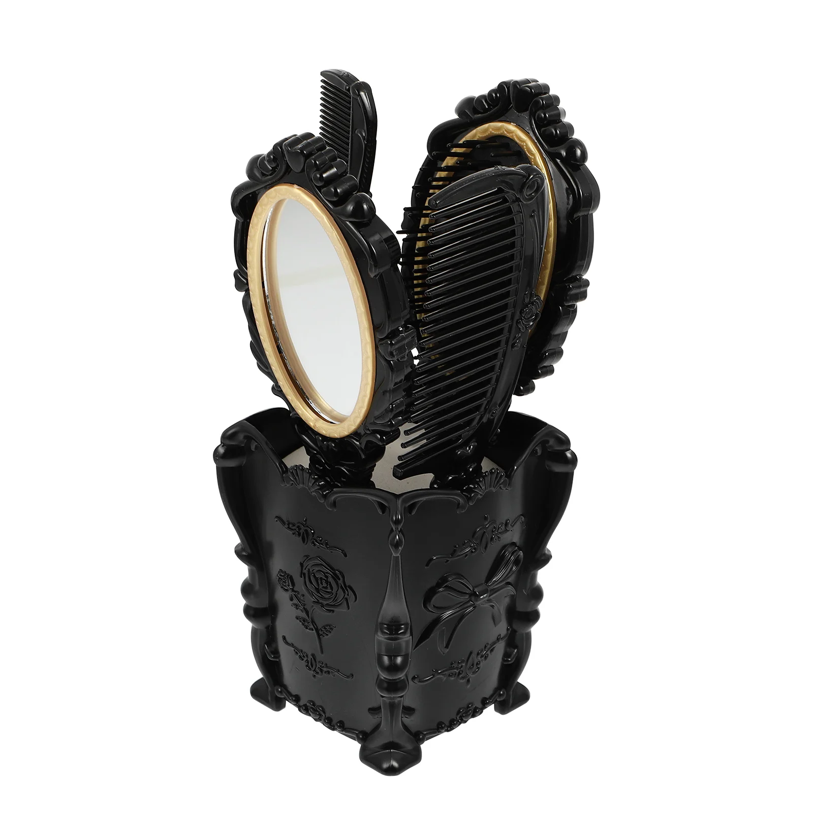 5 Pcs Dressing Mirror Suit Women's Hair Brush Vintage Comb Holder and Pocket Set Brushes Plastic
5 Pcs Dressing Mirror Suit Women's Hair Brush Vintage Comb Holder and Pocket Set Brushes Plastic