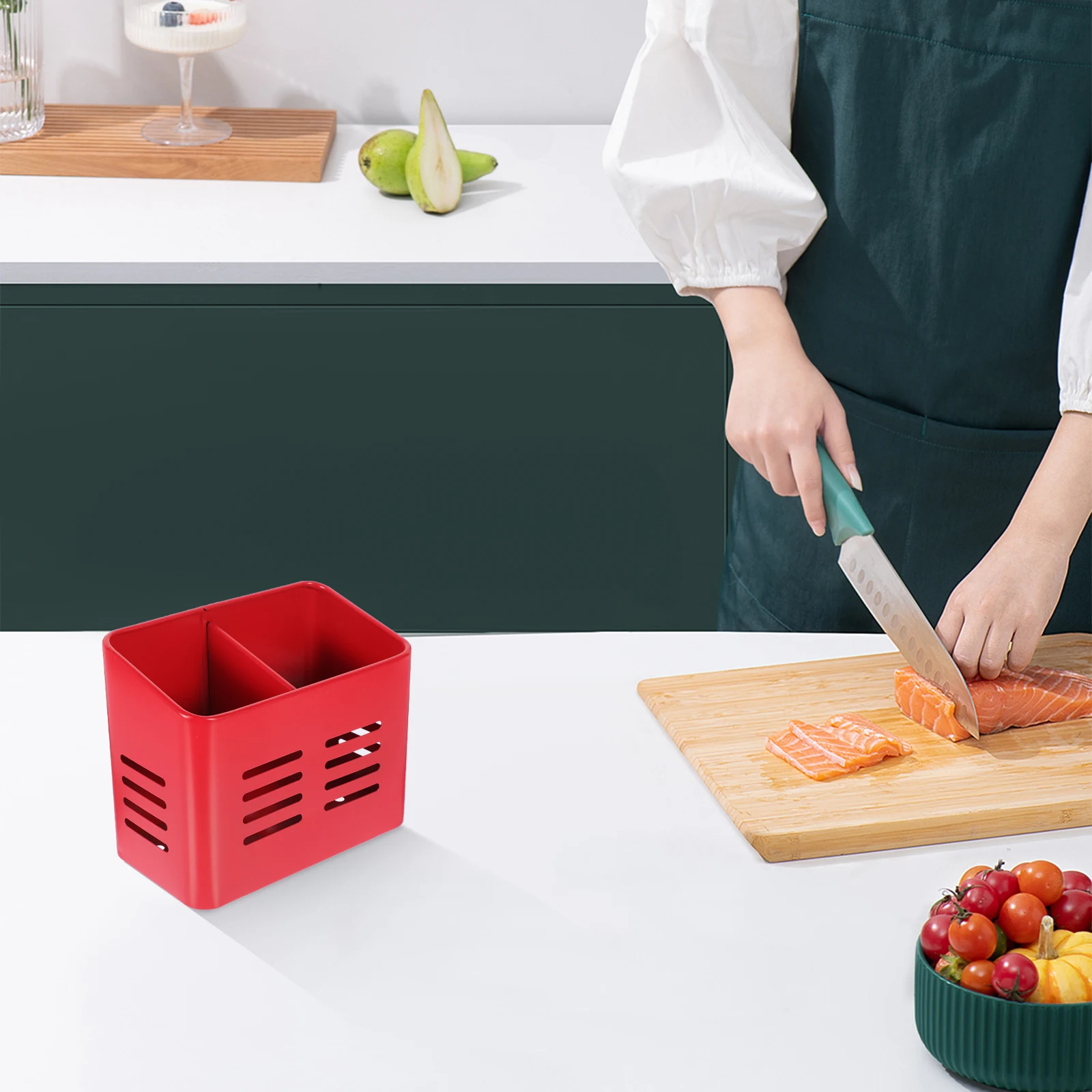 Stainless Steel Chopstick Holder Utensil Holders Kitchen Counter 430 Material Random Color Spoon Rest Cutlery Storage Case Drain
Stainless Steel Chopstick Holder Utensil Holders Kitchen Counter 430 Material Random Color Spoon Rest Cutlery Storage Case Drain