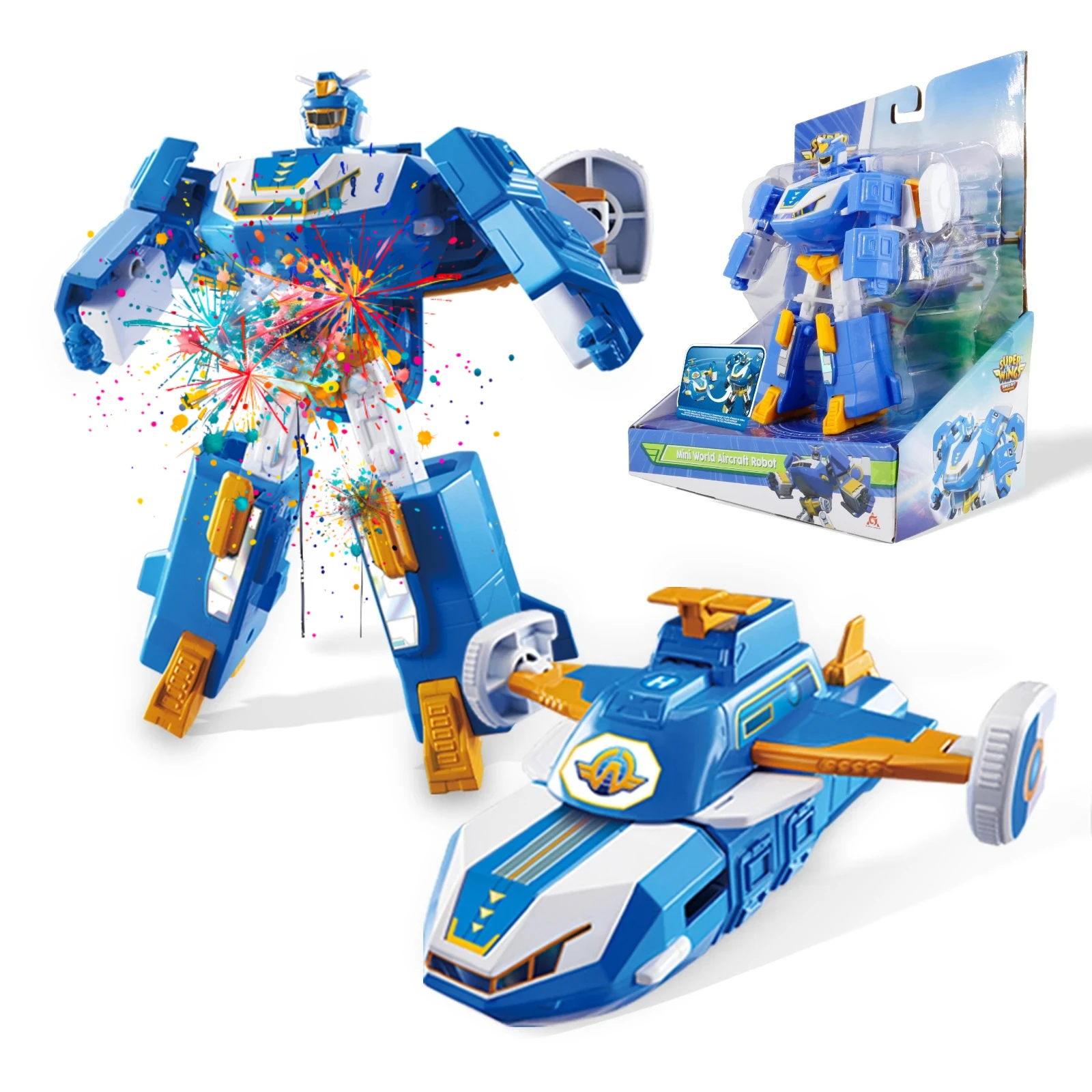 Super Wings Mini World Aircraft Robot 6 Inch 11 Steps to Transform from Aircraft into Robot Action Figures Anime Kid Toy Gift
Super Wings Mini World Aircraft Robot 6 Inch 11 Steps to Transform from Aircraft into Robot Action Figures Anime Kid Toy Gift